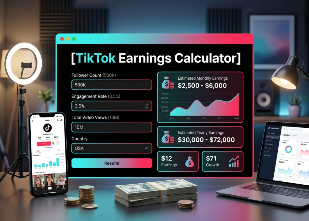 TikTok Earnings Calculator
